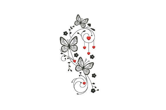 Butterfly Heart Embroidery Design Review for Craft Fairs