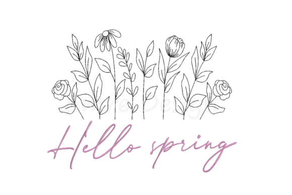 Hello Spring Floral Embroidery Design: A Designer’s Review