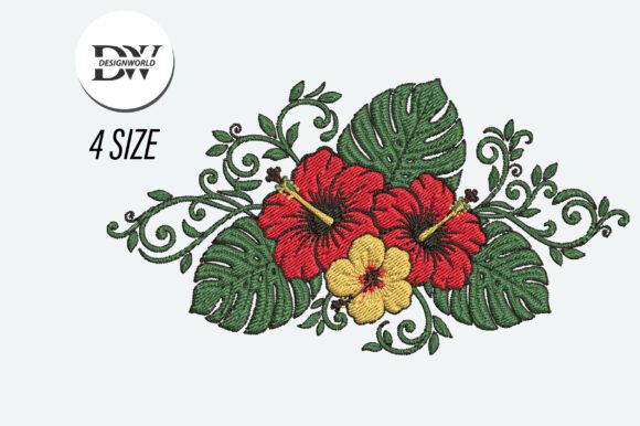 Hibiscus Embroidery Design: Boutique Sweatshirt Review