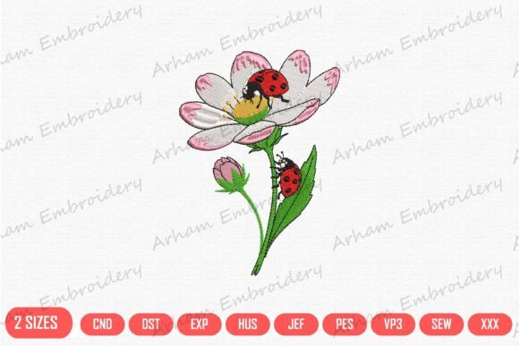 Ladybugs on Blossom: A Designer’s Embroidery Review