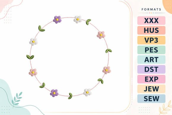 Minimal Floral Circle Frame: A Craft Fair Designer's Review