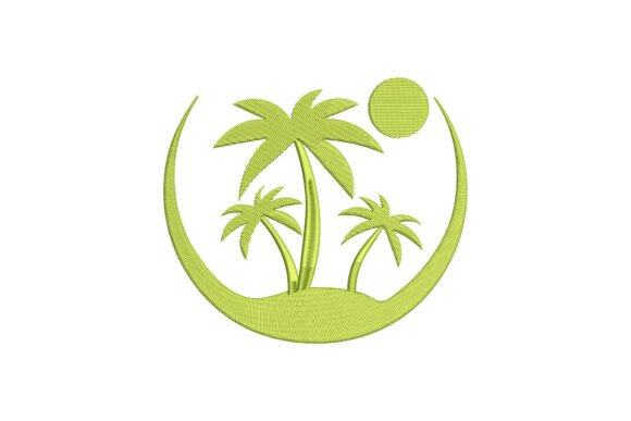 Palm Trees and a Sun: Embroidery Design Review for Small Business