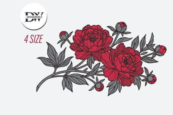 Peony Flower Embroidery Design: Seasonal Review
