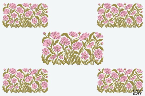Pink Blossoms Embroidery Design Review for Boutique Apparel